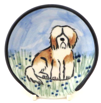 Havanese Brown and White -Deluxe Spoon rest